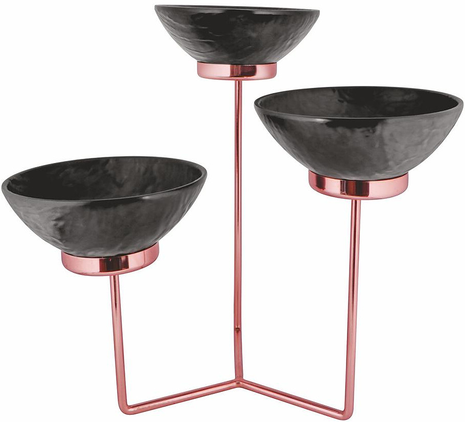 Hotelware QC 8000 C Copper 52х52х49 см + 3 салатника меламин