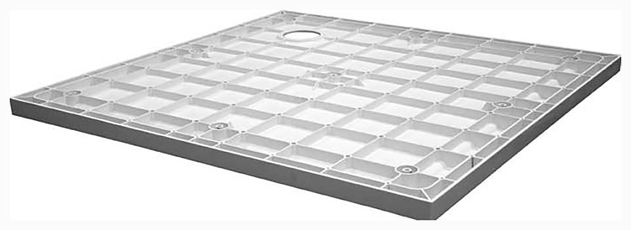 TRAY-M-A-100-35-W 100х100 см, стеклопластик