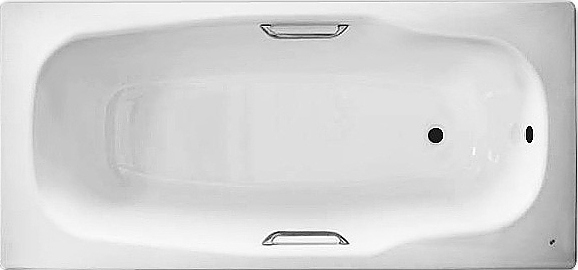 ATLANTICA B70A 170x80 см, без отв. для ручек, сталь