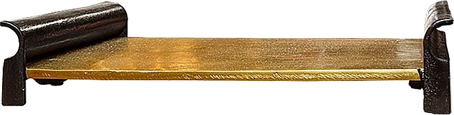 18294-54 52х35 см (металл) состаренная латунь / синий кобальт