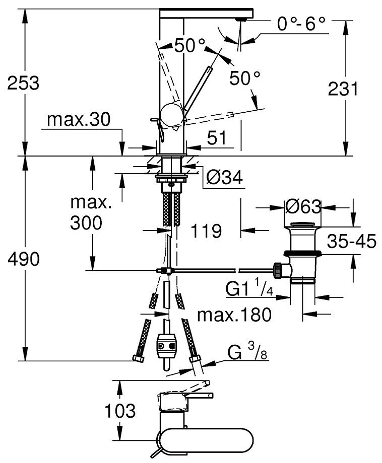 Plus 1/2″ L-SIZE 23843003