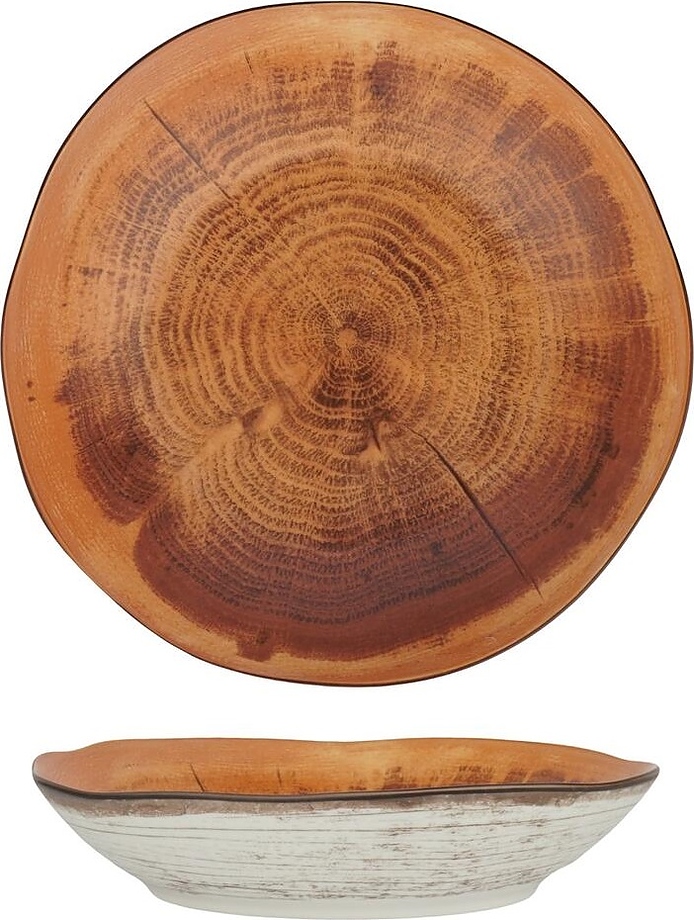 WM 240623 Wood Fusion 1100 мл d = 23 см h = 5, 1 см (фарфор)