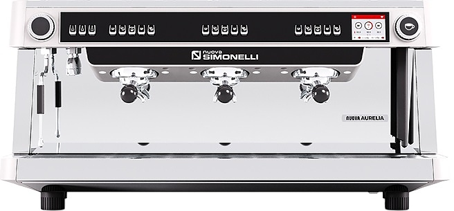 Nuova Aurelia MP 3Gr 380V white+high groups