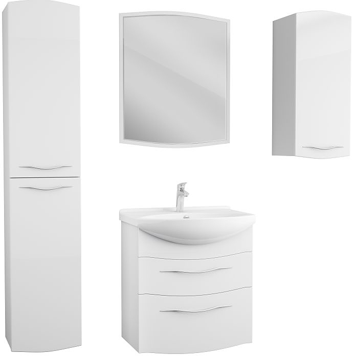 Vessla Stor 65, 6 предметов, белый лак