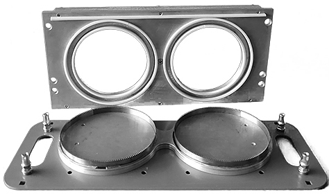 № 4121 d-135 мм 3х 135х135 мм с контурной обрезкой