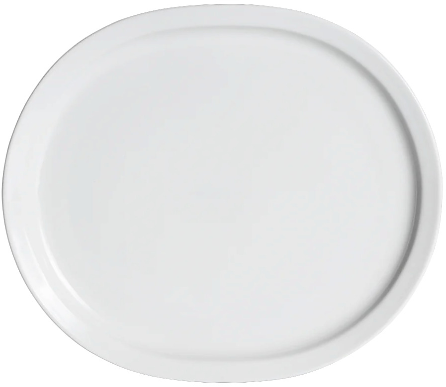 Er-go! Fish and Chip Plate D101-10B 31 см, белый (White)