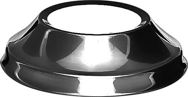 509040-22 Ø 22/28 см, H = 4, 5 см (нерж. сталь) серебристая