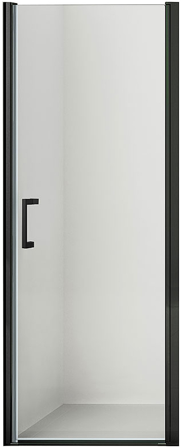 Orta VPP-1O900CLB 90х190 см с прозрачным стеклом, распашная, черный