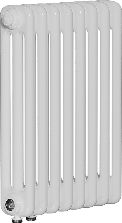 TUBOG TUB 3057-10-DV1 белый (10 секций, нижнее одностороннее подключение)