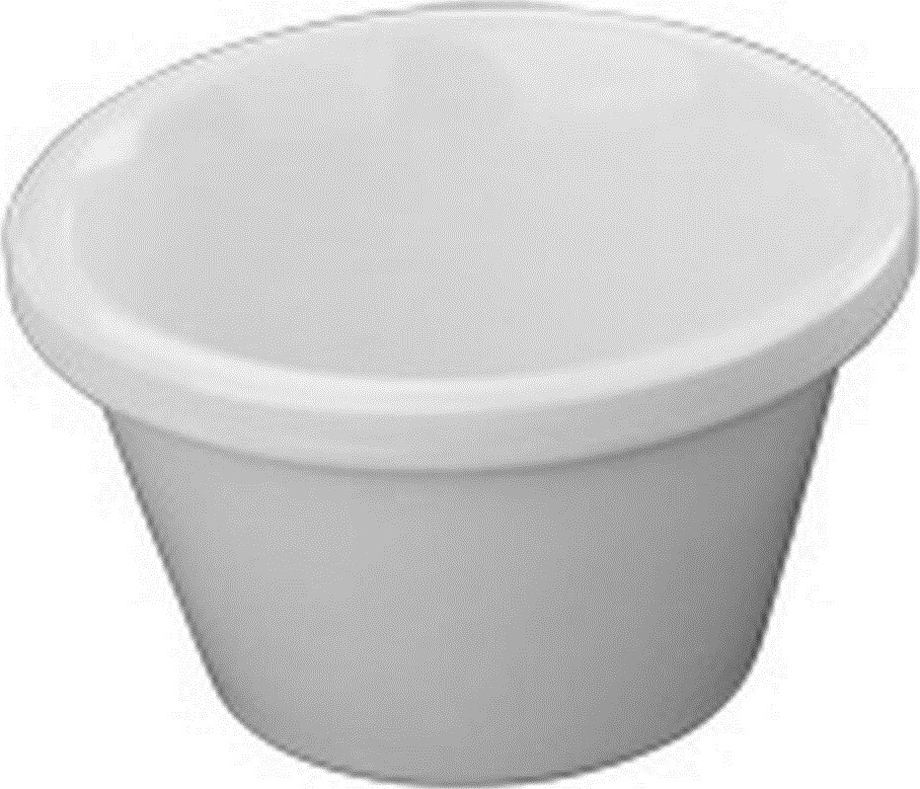 RSM-01WH (HONRI) 50 мл d = 5, 9 см h = 3, 6 см (пластик) белый
