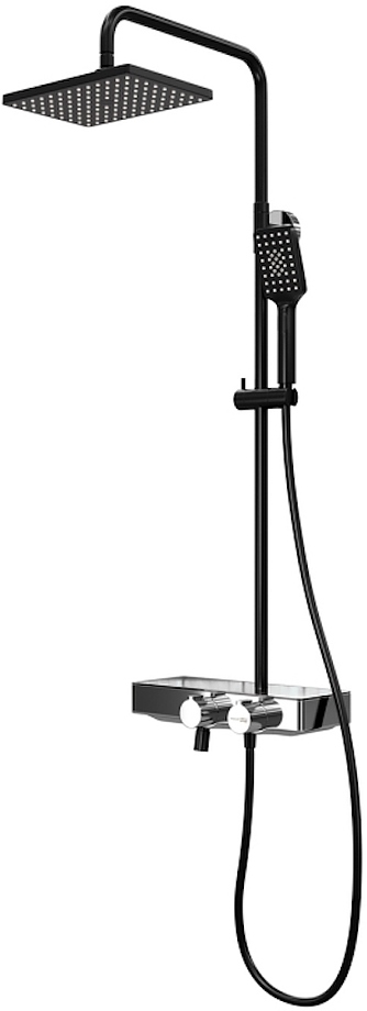 A11401 Thermo черный soft-touch, хром