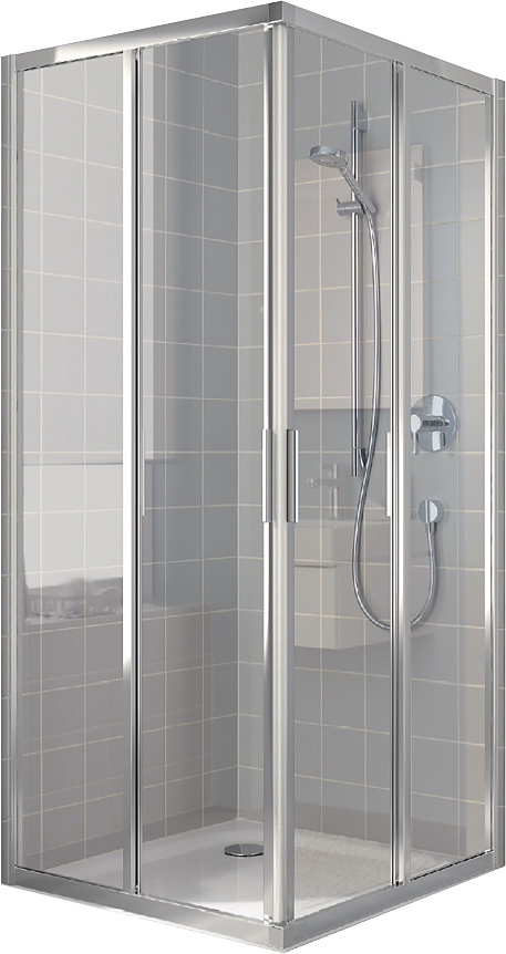 CADA XS CK E2R 10020 VPK 101х200 см, 2-створ. раздвиж. дверью, крепление справа