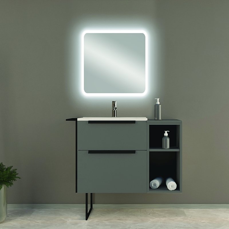 URBAN 74 55160 74x46x62 см, Grigio opaco