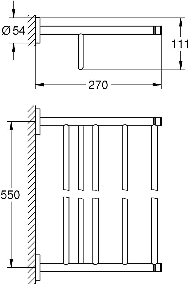 Essentials 40800BE1 никель глянец