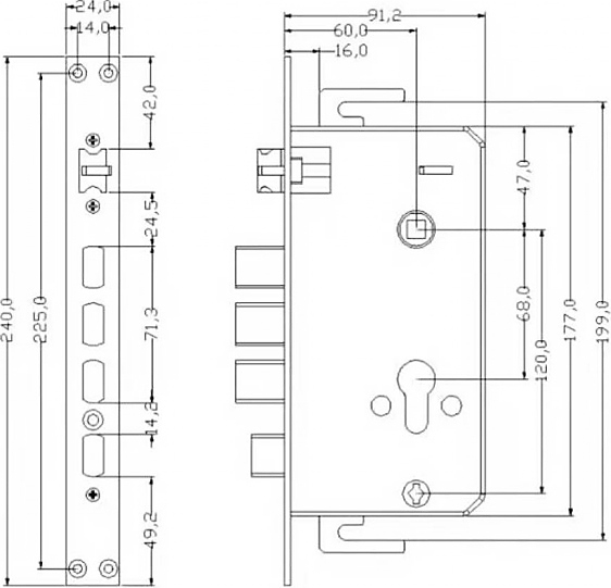 HL-F33/SM/MF Mifare Smart бронза