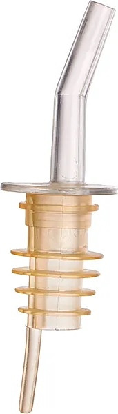 JW-BW peach, clear «Пробар» (12шт.) d = 3 см l = 7 см (пластик) прозрачныеные
