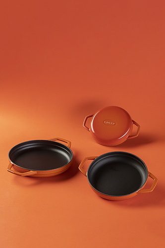 HS Y KTV 22 SH ORANGE Ø 22 см с 2 ручками оранжевая