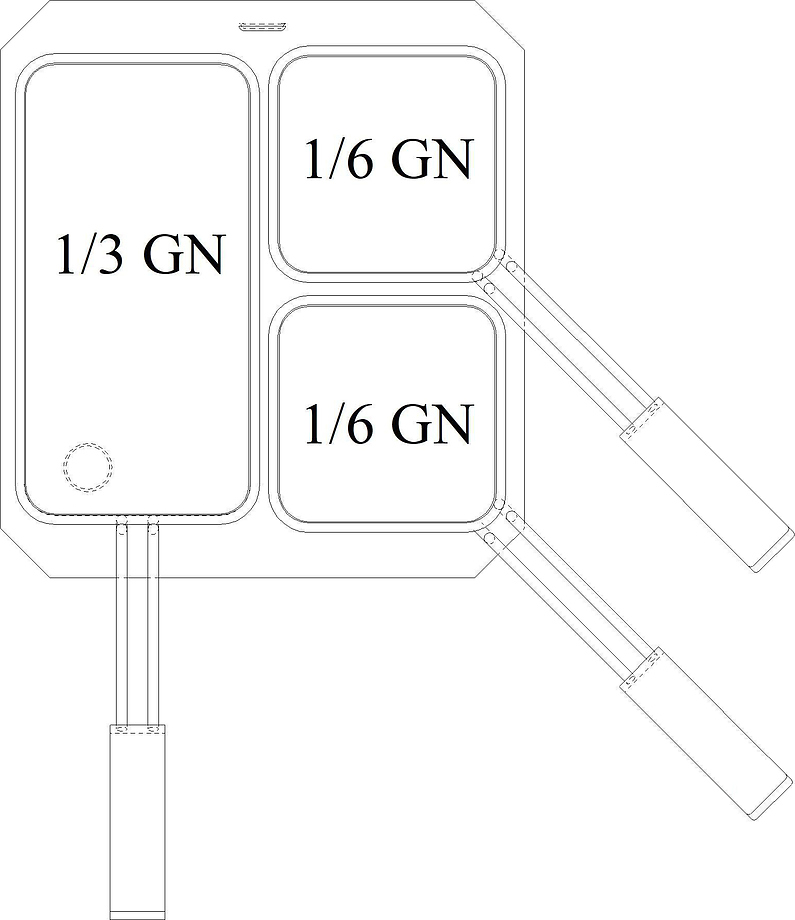 F2588 1хGN1/3 и 2хGN1/6