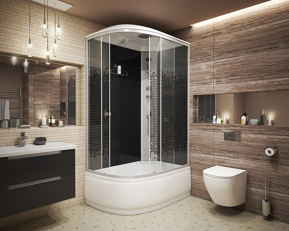 NG-7510-14L BLACK 120x80x215 см, левая