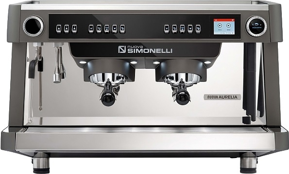 Nuova Aurelia MP 2Gr 220V Metallic grey+high groups+Autopurge+ E-milk technology