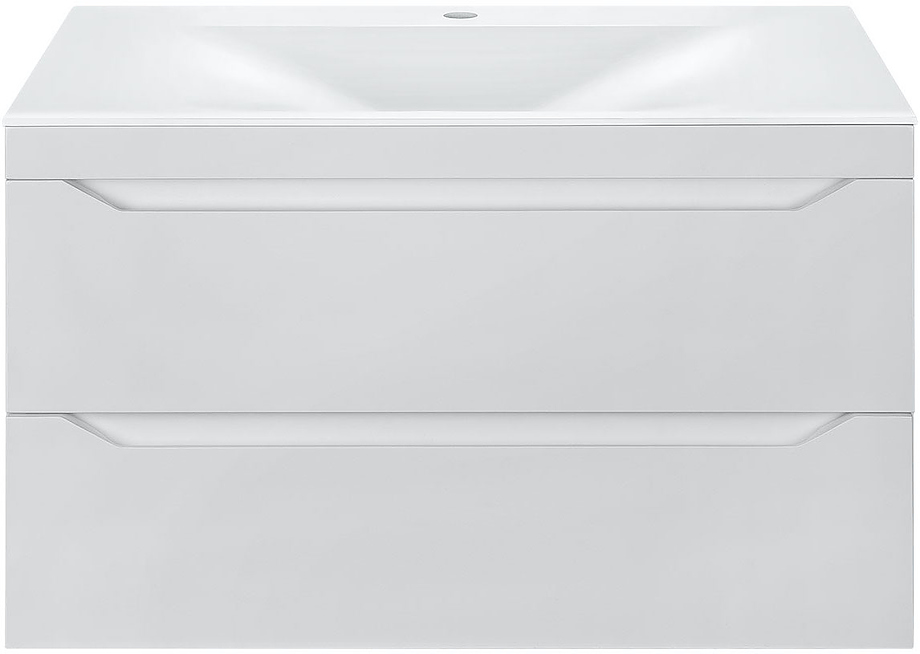 Fine 800 G.White 79, 9х50 см, подвесная, белая глянцевая