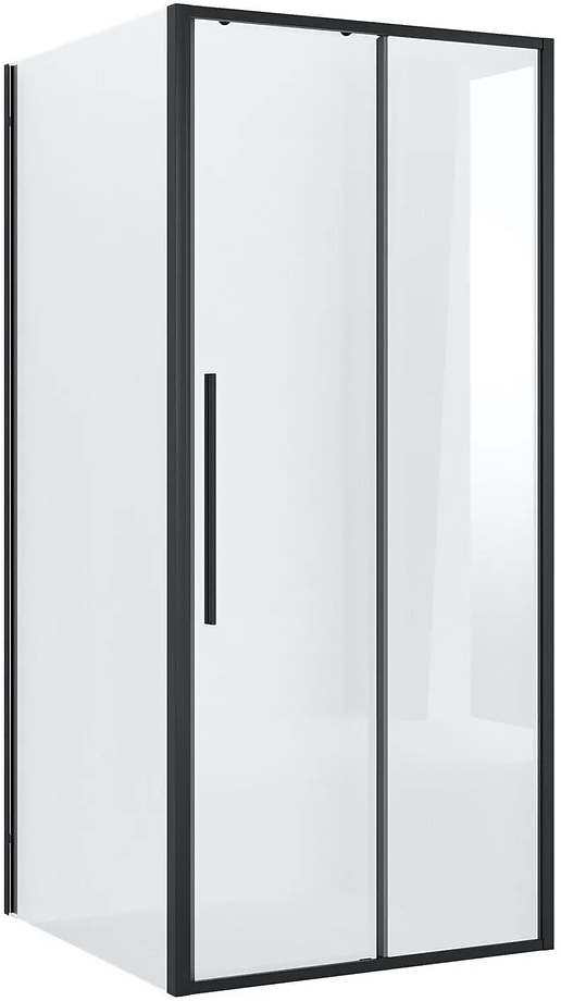 Nova NG-84-10AB-A80B-34 100х80х195 см, профиль черный матовый