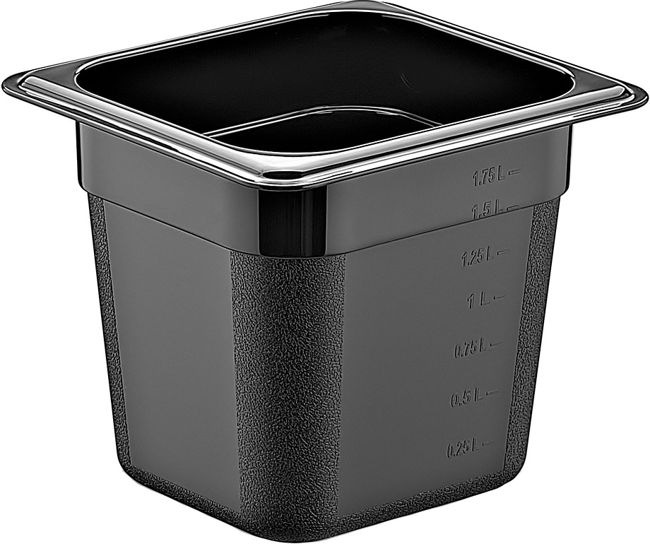 GNPP-16150/B 1/6-150 (176х162х150) 2 л полипропилен черная