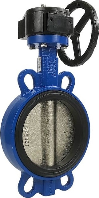 107-4932 (EURO), PN 1, 6 МПа, ДУ 250, межфланцевый чугунный, с редуктором