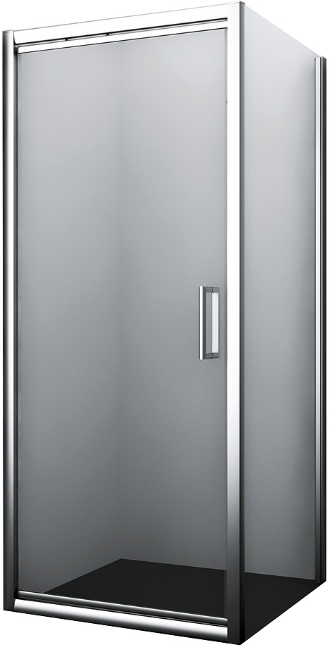 Salm 27I22 100х90 см, серебристый профиль