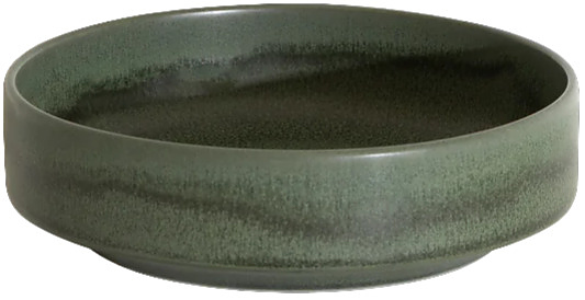 Er-go! Tapas Low Bowl D114-08BDG 15 см, темно-зеленый (Matte Dark Green)