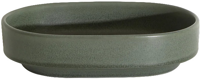 Er-go! Tapas Oval Bowl (L) D114-07BDG 19 см, темно-зеленый (Matte Dark Green)