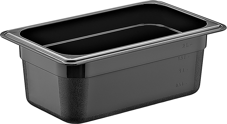 GNPP-14100/B GN 1/4-100 (265х162х100) 2 л полипропилен черная