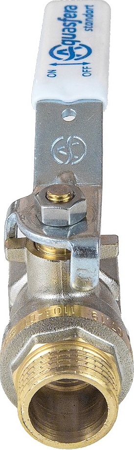 107-5149, ДУ 40, PN 1, 6 МПа, 1 1/2"ВР - 1 1/2"НР, 1103-05 STANDARD полнопроходной латунный с рычагом