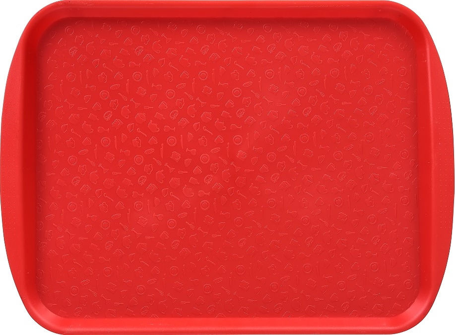 PS Red 4410 415х305 мм (полистирол) с ручками красный