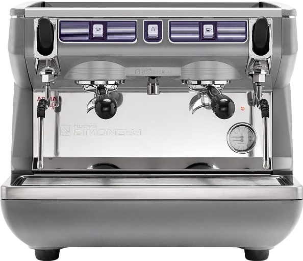 Appia Life Compact 2Gr S 220V metallic grey+economizer+high groups