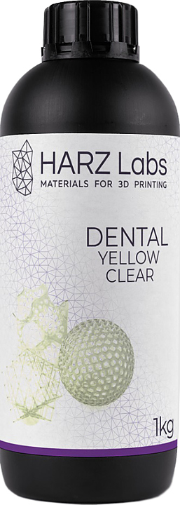 Фотополимер HARZ Labs LLC Dental Yellow Clear для LCD/DLP принтеров, 1 л