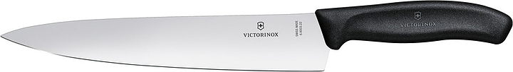 Нож разделочный Victorinox 6.8003.22B Swiss Classic l=22 см (нерж. сталь / термопласт. эластомер) с черной ручкой