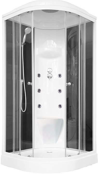 Душевая кабина с гидромассажем Royal Bath RB90HK7-BT 90х90 см