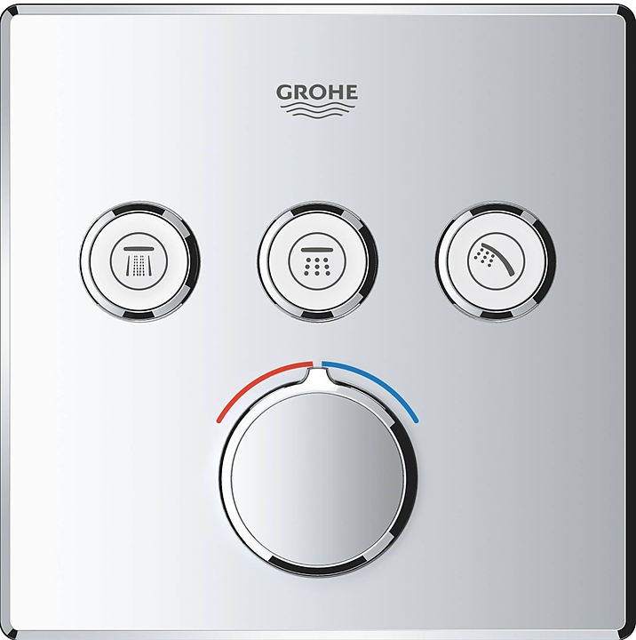 Смеситель для душа встраиваемый на 3 выхода Grohe Grohtherm SmartControl 29149000