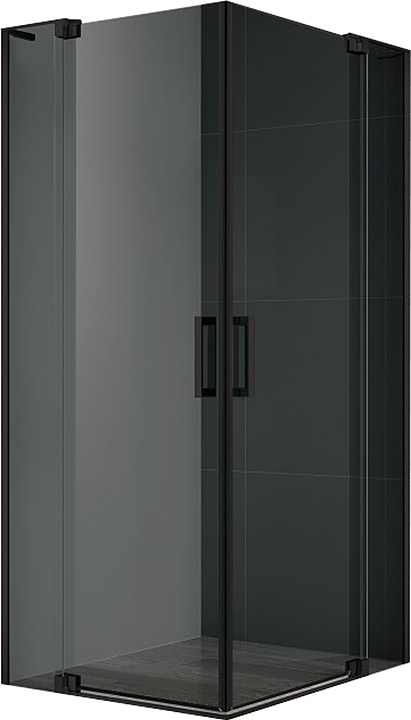 Уголок душевой CEZARES SLIDER-A-2-100/110-GRIGIO-NERO