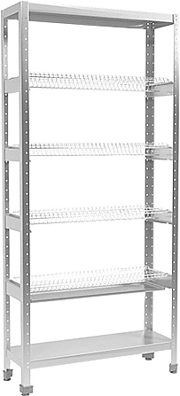 Стеллаж для тарелок ПищТех Стандарт СКТН-4КС-2М