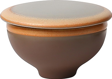 Салатник Roomers Tableware L9287-MO 100 мл d=8,5 см (каменная керамика) с крышкой