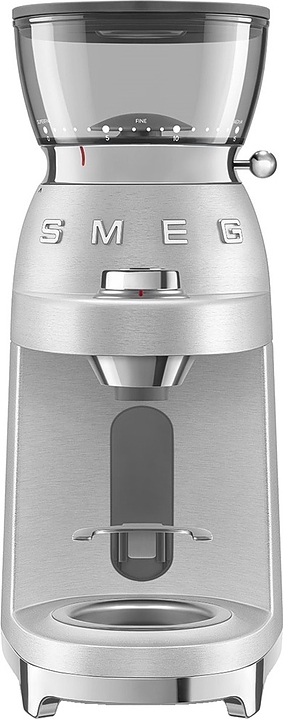 Кофемолка SMEG CGF02SSEU серебристая