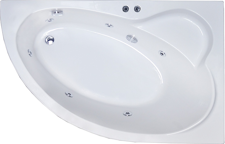 Ванна гидромассажная Royal Bath ALPINE STANDART RB819101ST-R 160х100x58 см, акрил