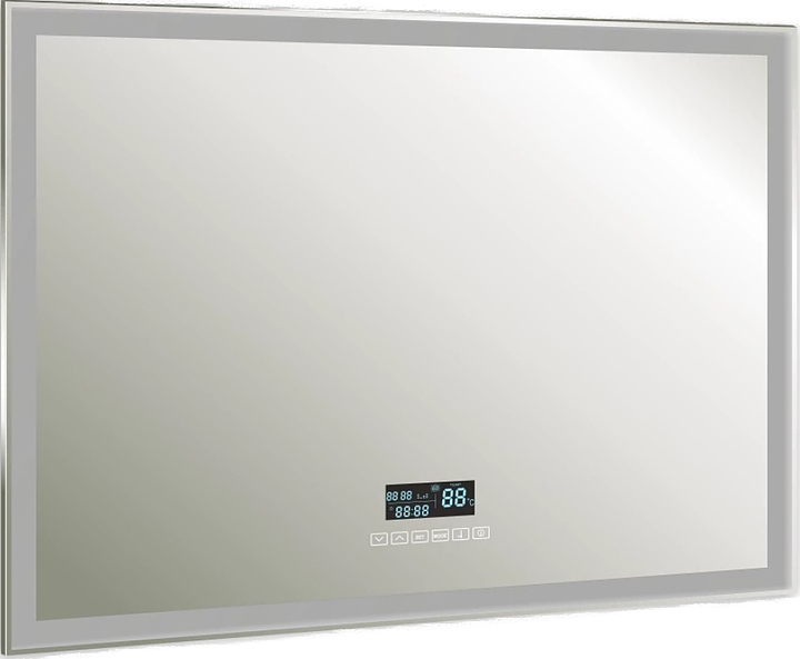 Зеркало с LED-подсветкой Silver Mirrors Norma neo LED-00002495 100х80 см, с многофункциональным модулем