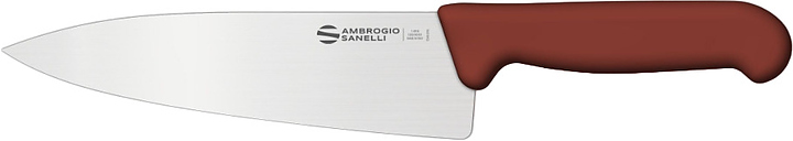 Нож кухонный Sanelli Ambrogio SC49026N 260 мм, коричневый