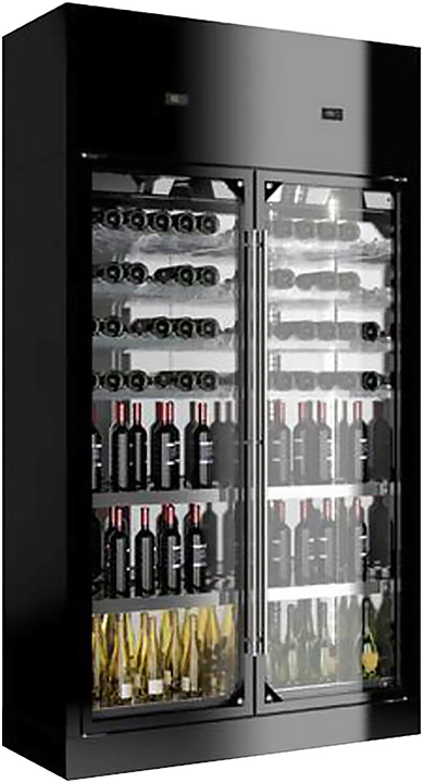 Винный шкаф Enofrigo WINE LIBRARY 2P WALL H220 P60 (A1WLW2P226P/421) черный