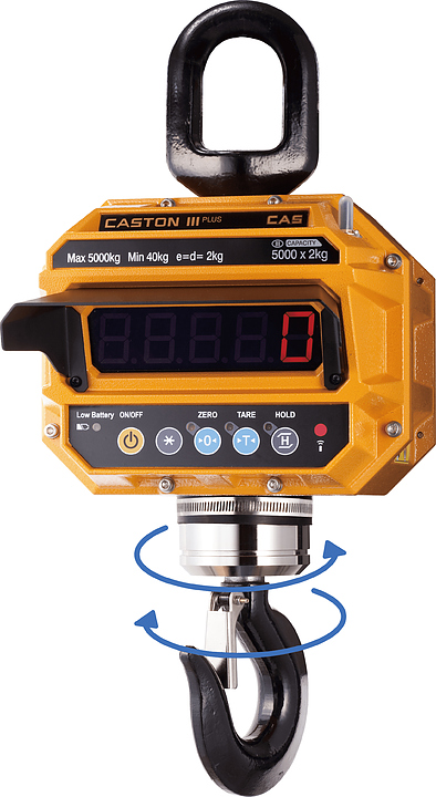 Крановые весы CAS Caston-III 15 THD RF с крюком TWN-B