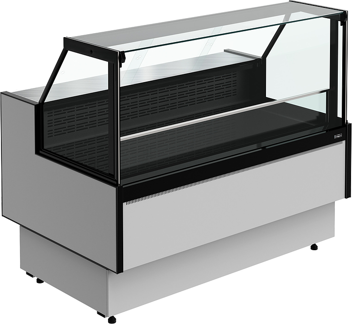 Витрина морозильная Carboma Praia 2 GC85 SL 1,5-1 версия 2.0 (с боковинами 9006-9005)