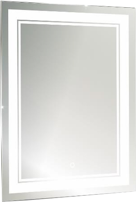 Зеркало Aquanika Quadro AQQ6080RU02 60х80 см, с подсветкой и сенсорным выкл.